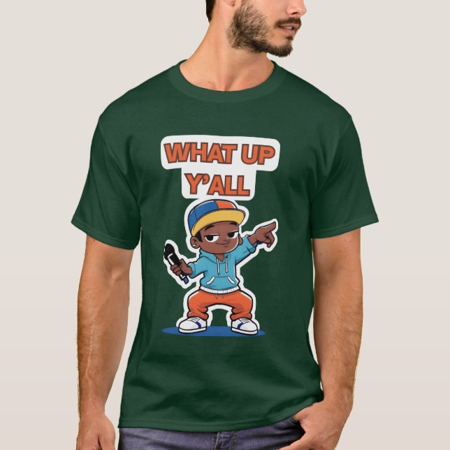 Camiseta What Up Yall gift (Frente)