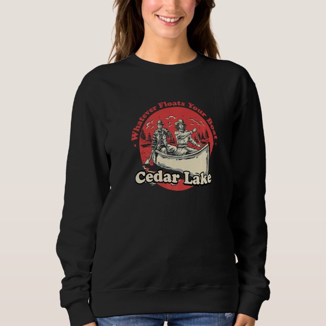 Camiseta Whatever Floats Your Boat Cedar Lake Sayings India (Frente)