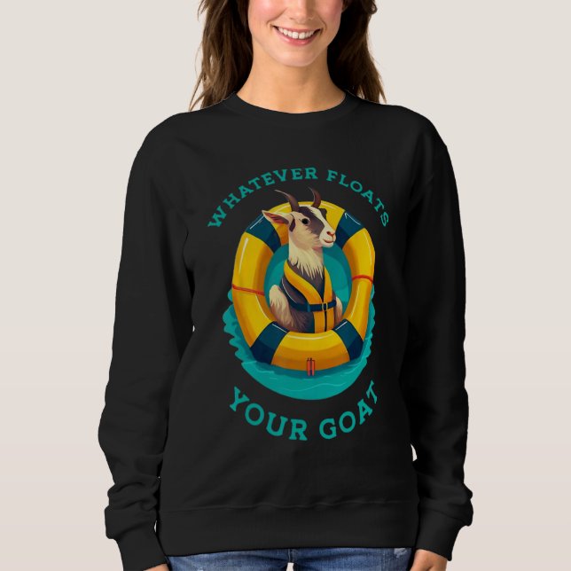 Camiseta Whatever Floats Your Goat Summer Float Trip River  (Frente)