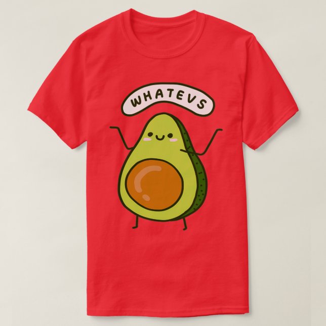Camiseta Whatevs Avocado (Frente do Design)