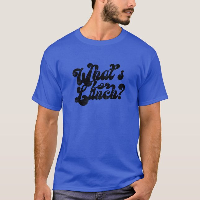 Camiseta Whats for Lunch Food (Frente)