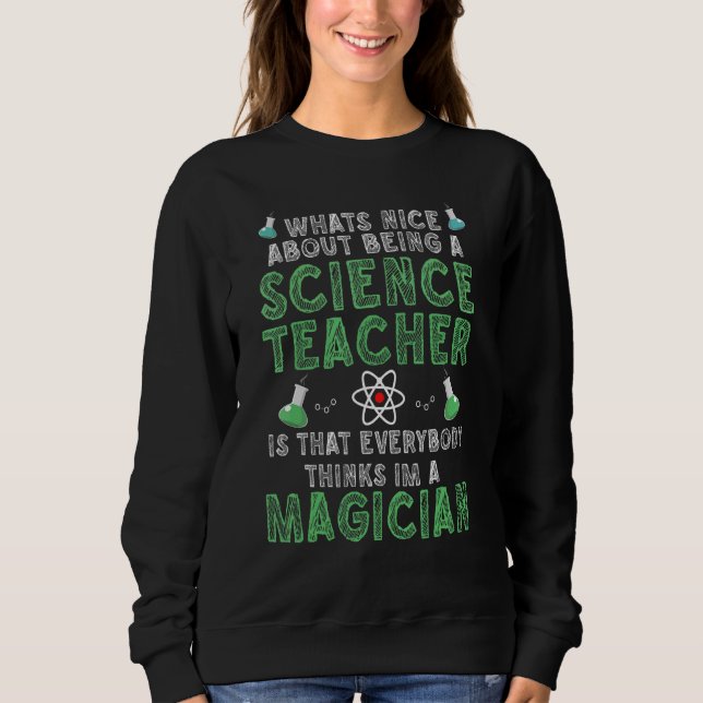 Camiseta What's nice about being a Science Teacher Science (Frente)