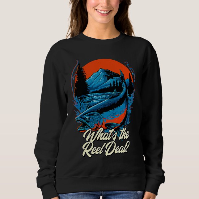 Camiseta What's the Reel Deal Lakes Fishing Lagoon Fisherma (Frente)