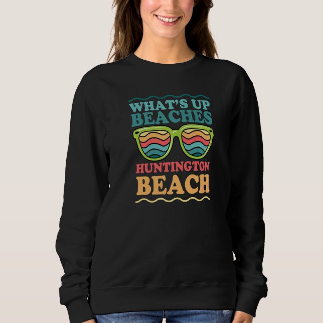 Camiseta What's Up Beaches Huntington Beach Matching Family (Frente)