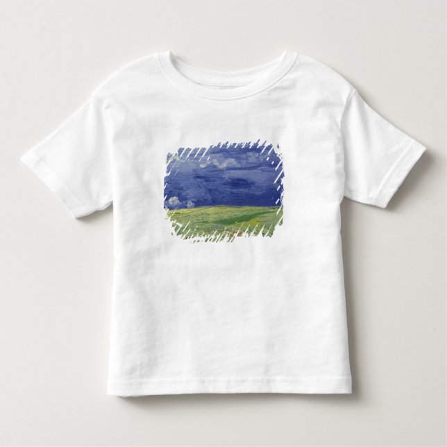 Camiseta Wheatfields de Vincent van Gogh | sob o (Frente)