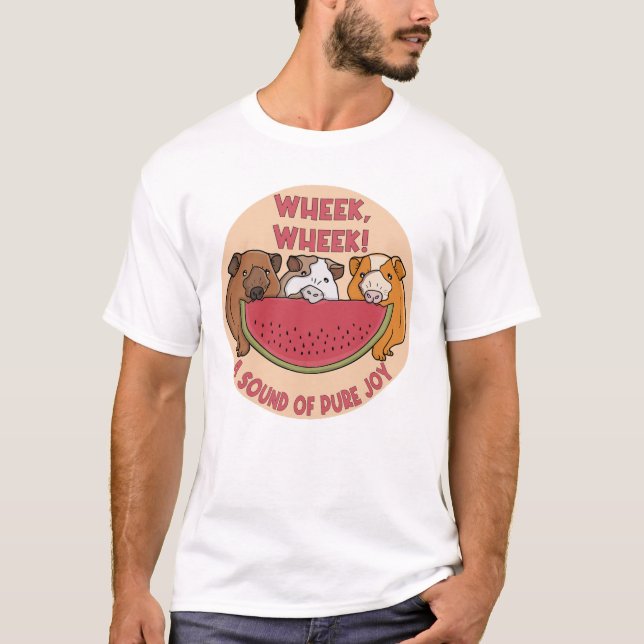 Camiseta Wheek, wheek! A sound of pure joy (Frente)