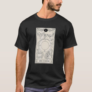 Camiseta Wheel Of Fortune Tarot Card Occult Beliefs Magic F