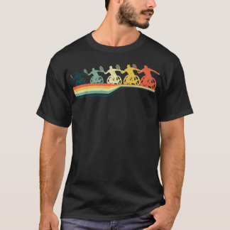 Camiseta WHEELCHAIR TÊNIS Funny Gift Vintage Retro Premium