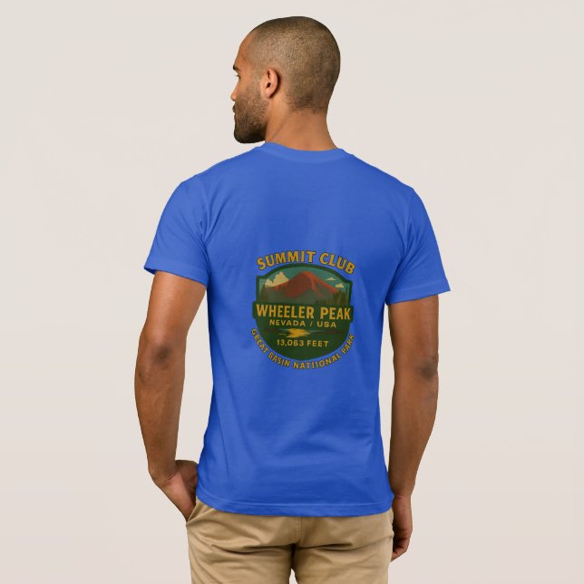 Camiseta Wheeler Peak / Great Basin National Park  (Parte Traseira Completa)