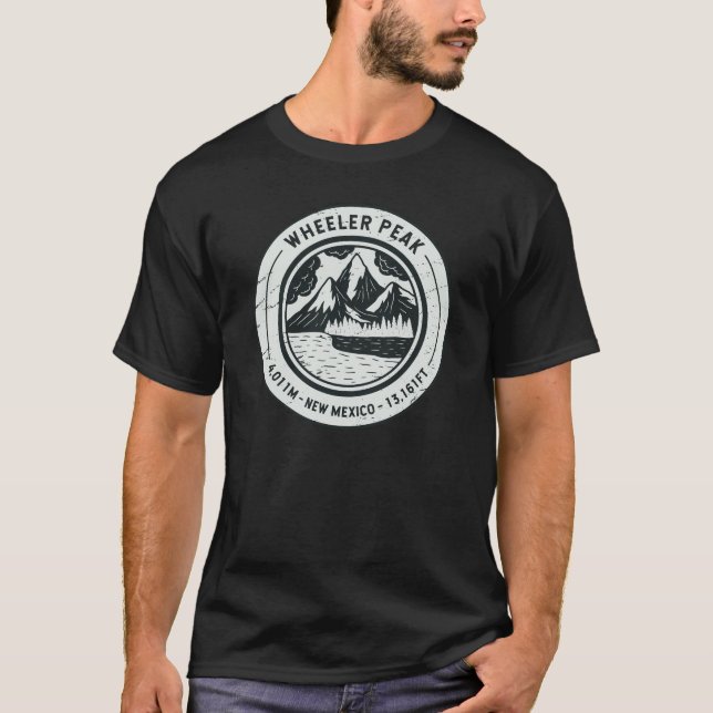 Camiseta Wheeler Pico Novo México Andando Pequim Viagem (Frente)