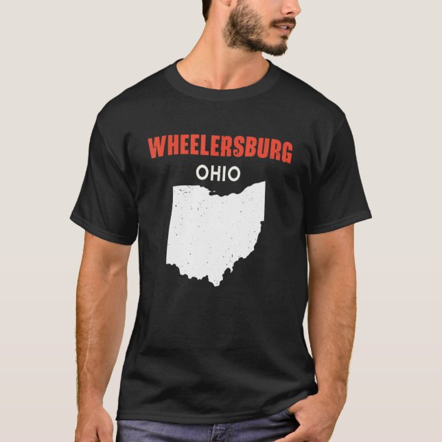 Camiseta Wheelersburg Ohio USA State America Travel Ohioan (Frente)