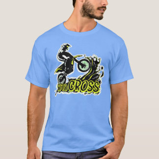 Camiseta Wheelie Motocross Dirt Bike Rider Supermoto Enduro