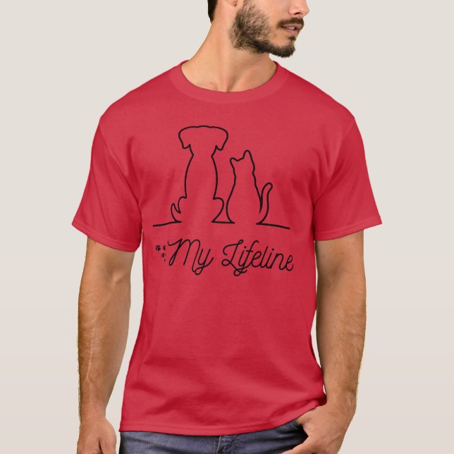Camiseta When Animals are life girl (Frente)