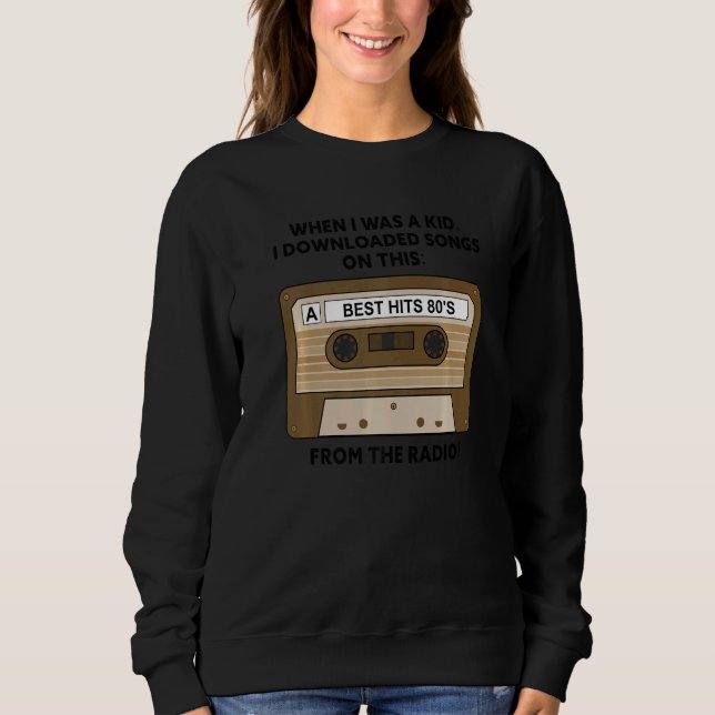 Camiseta When I Was A Kid I Downloaded Songs On This From T (Frente)