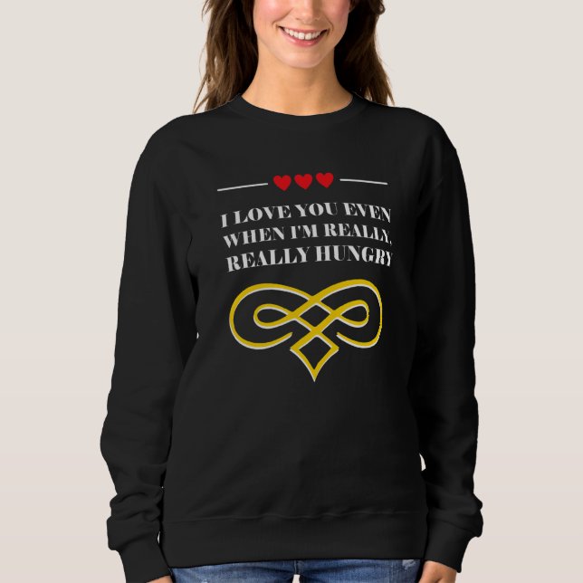 Camiseta When I'm Really Hungry Wedding Food Bride and Groo (Frente)
