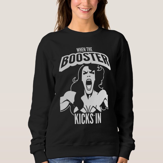 Camiseta When the Booster Kicks In Muscle Bodybuilding Sayi (Frente)