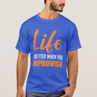 Camiseta When you Improvise Movie Director Gift vintage
