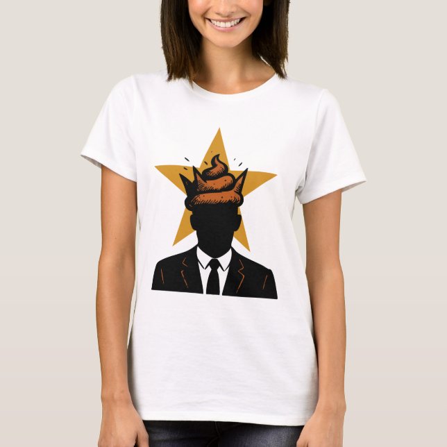 Camiseta When your leader has a smelly crown... (Frente)