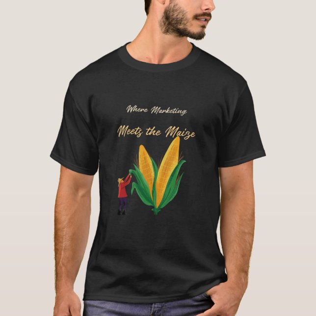 Camiseta Where marketing meets the maize (Frente)