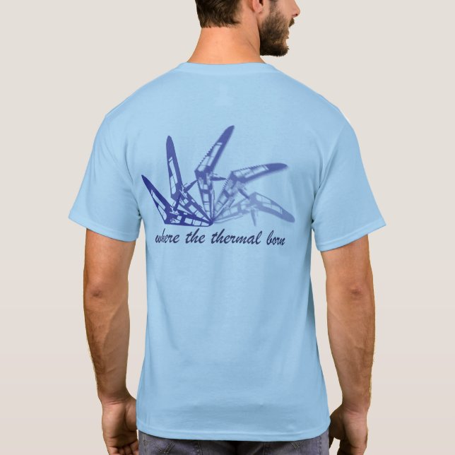 Camiseta where the thermal born (Verso)