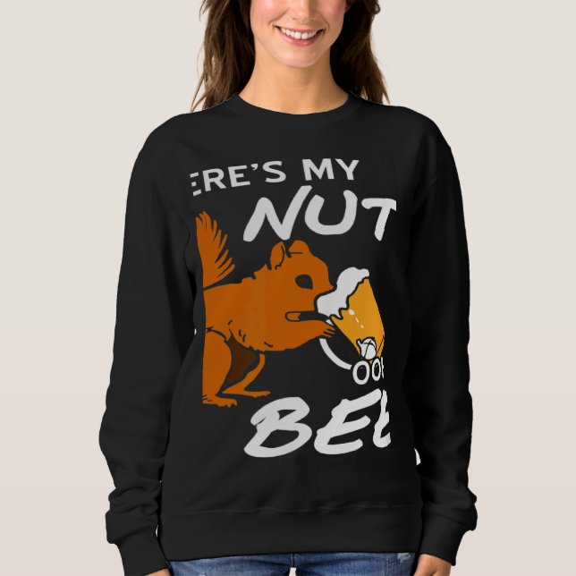Camiseta Where's My Nuts OOHH BEER  Squirrel Present (Frente)