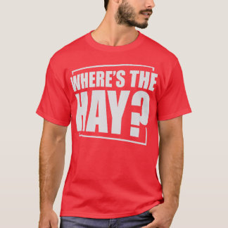 Camiseta Wheres The Hay Guinea Pig Guinea Lover
