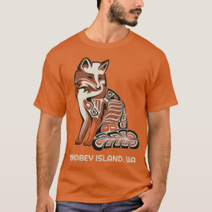 Camiseta Whidbey Island Washington Native American Tribal F
