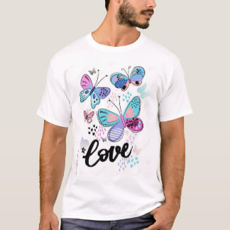 Camiseta Whimsic Butterfly Love"