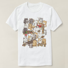 Camiseta Whimsic Cat Fazer Kuih Kapit