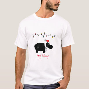 Camiseta Whimsic Christmas Hippo