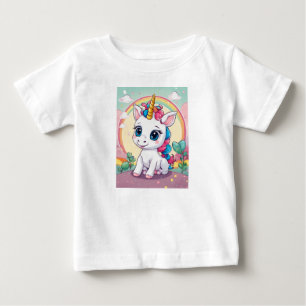 Camiseta Whimsical Baby Unicorn Adventures" ou "Tiny Unicor