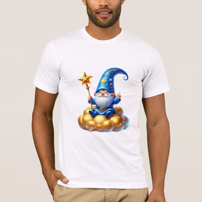 Camiseta Whimsical Blue Gnomo (Frente)