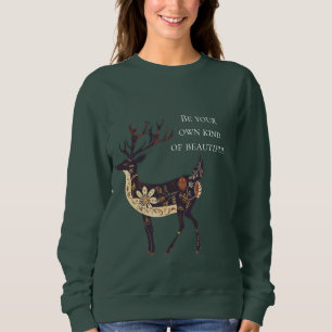 Camiseta Whimsical Brown Deer Christmas