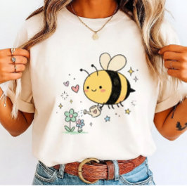 Camiseta  Whimsical Bumblebee Nature Lover 