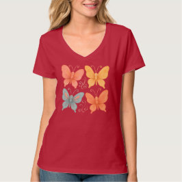 Camiseta Whimsical Butterflies