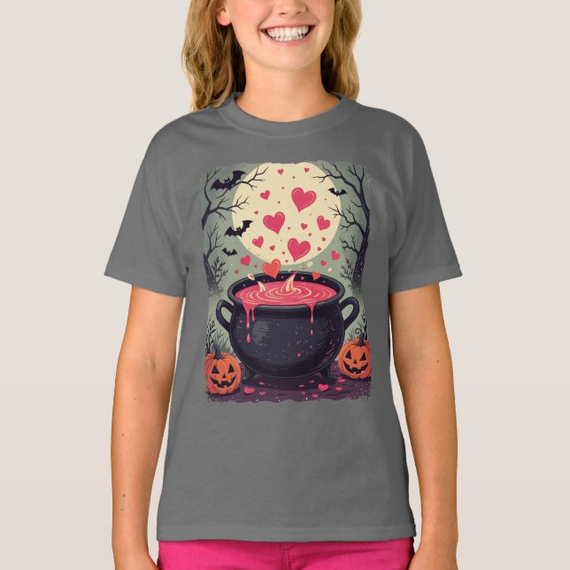 Camiseta Whimsical Cauldron Of Love (Frente)