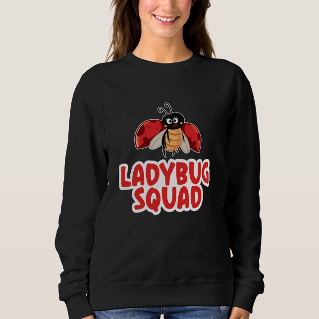 Camiseta Whimsical Ladybug Quad Kawaii Anime Bugs (Frente)