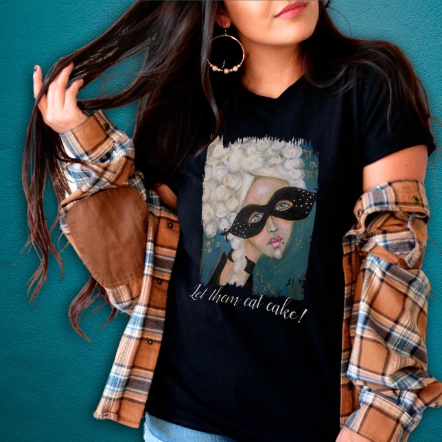 Camiseta Whimsical Marie Antoinette original Art Cote Diver (Criador carregado)