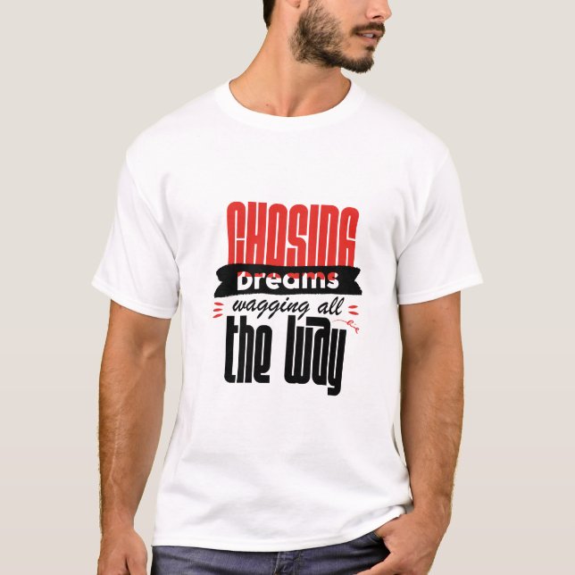 Camiseta Whimsical Motivational T-Shirt, Dreamer Shirt (Frente)