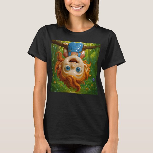 Camiseta Whimsical Porcelain Kid Art Shirt (Frente)