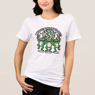 Camiseta Whimsical "Quem Deixou Os Sapos Saírem"