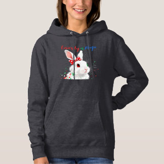 Camiseta Whimsical Rabbit "Curiosity is Magic" Abstract Art
