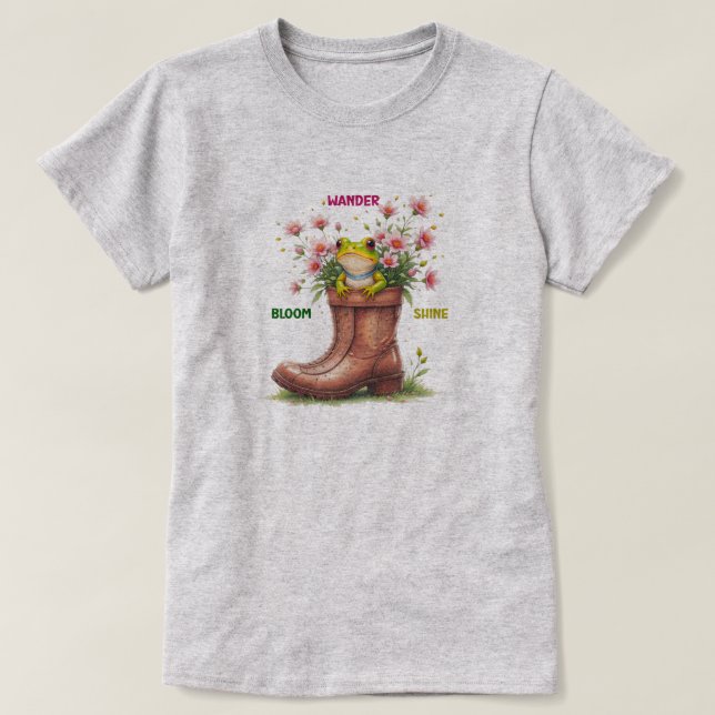 Camiseta Whimsical Sapo Bloom Tee (Frente do Design)