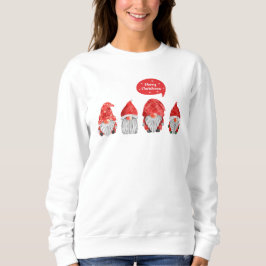 Camiseta Whimsical Watercolor Gnome Santas: Feliz Natal
