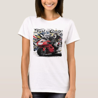 Camiseta Whimsical Yeti Bigfoot Cruzando Através De Selvage