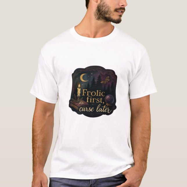 Camiseta Whimsigoth Fantasy Mystical Forests, Luas e Magia (Frente)