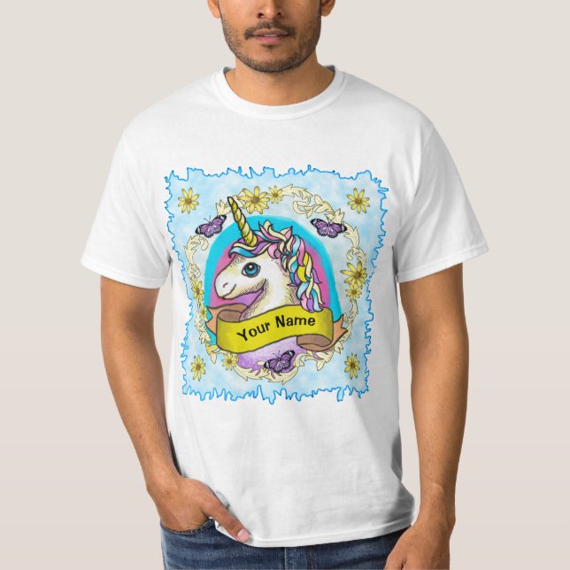 Camiseta Whimsy Unicorn (Frente)