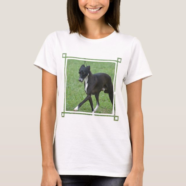 Camiseta Whippet doce (Frente)