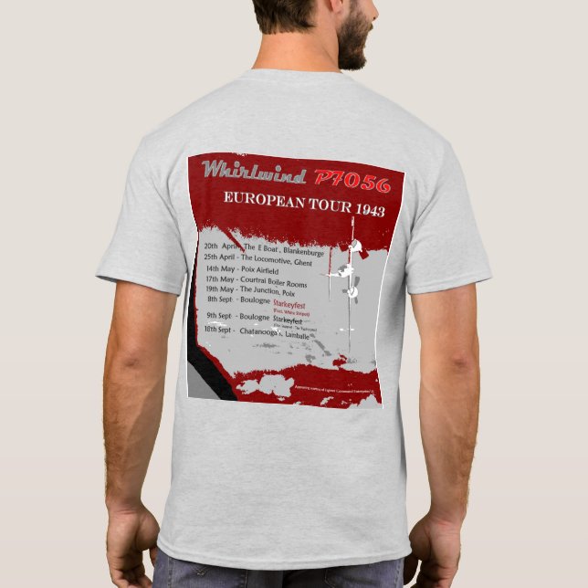 Camiseta Whirlwind - todas as receitas para o PAM (Verso)