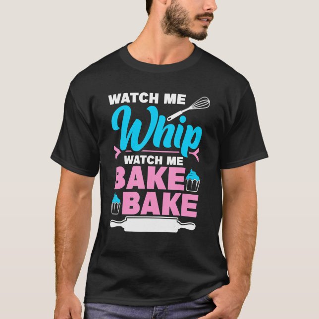 Camiseta Whisk Cupcake Stand Muffin Pan Paery Whipp (Frente)